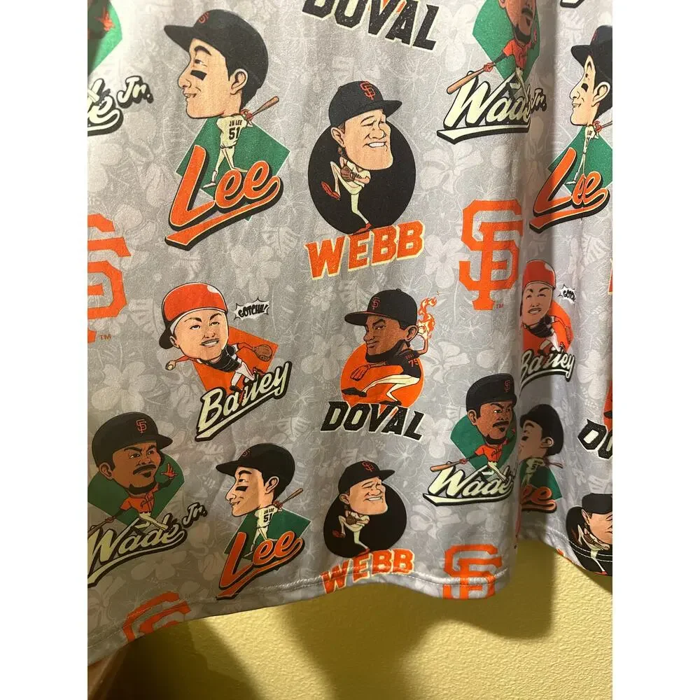 San Francisco Giants XL Aloha shirt  2024 - NEW without tag MLB
